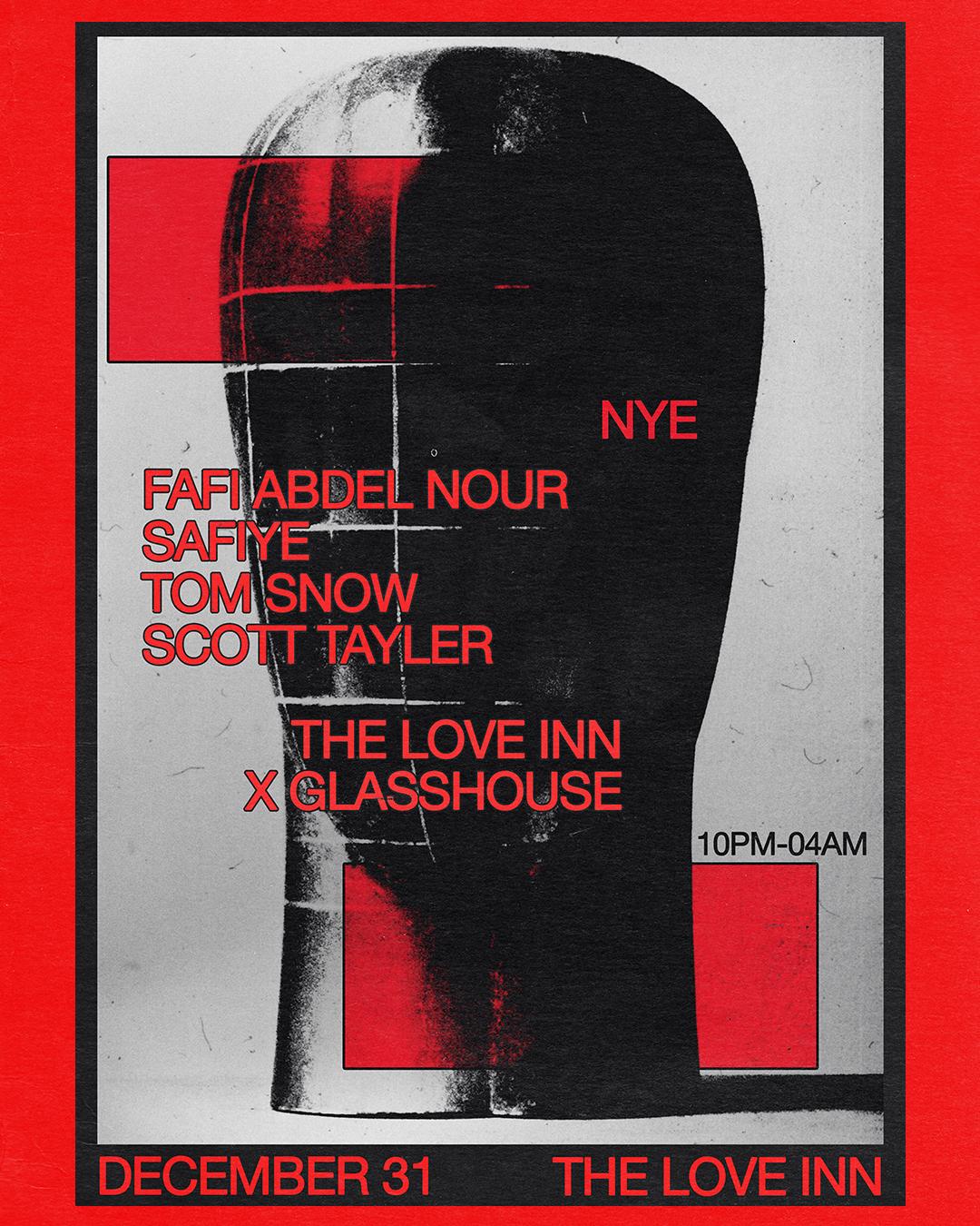 The Love Inn X Glasshouse New Years Eve
