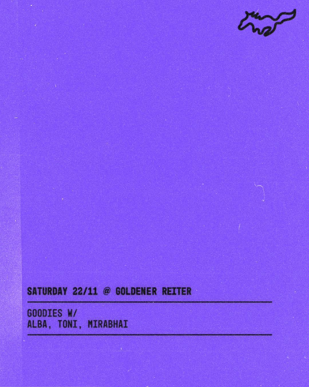 Goodies W/ Alba, Toni, Mirabhai