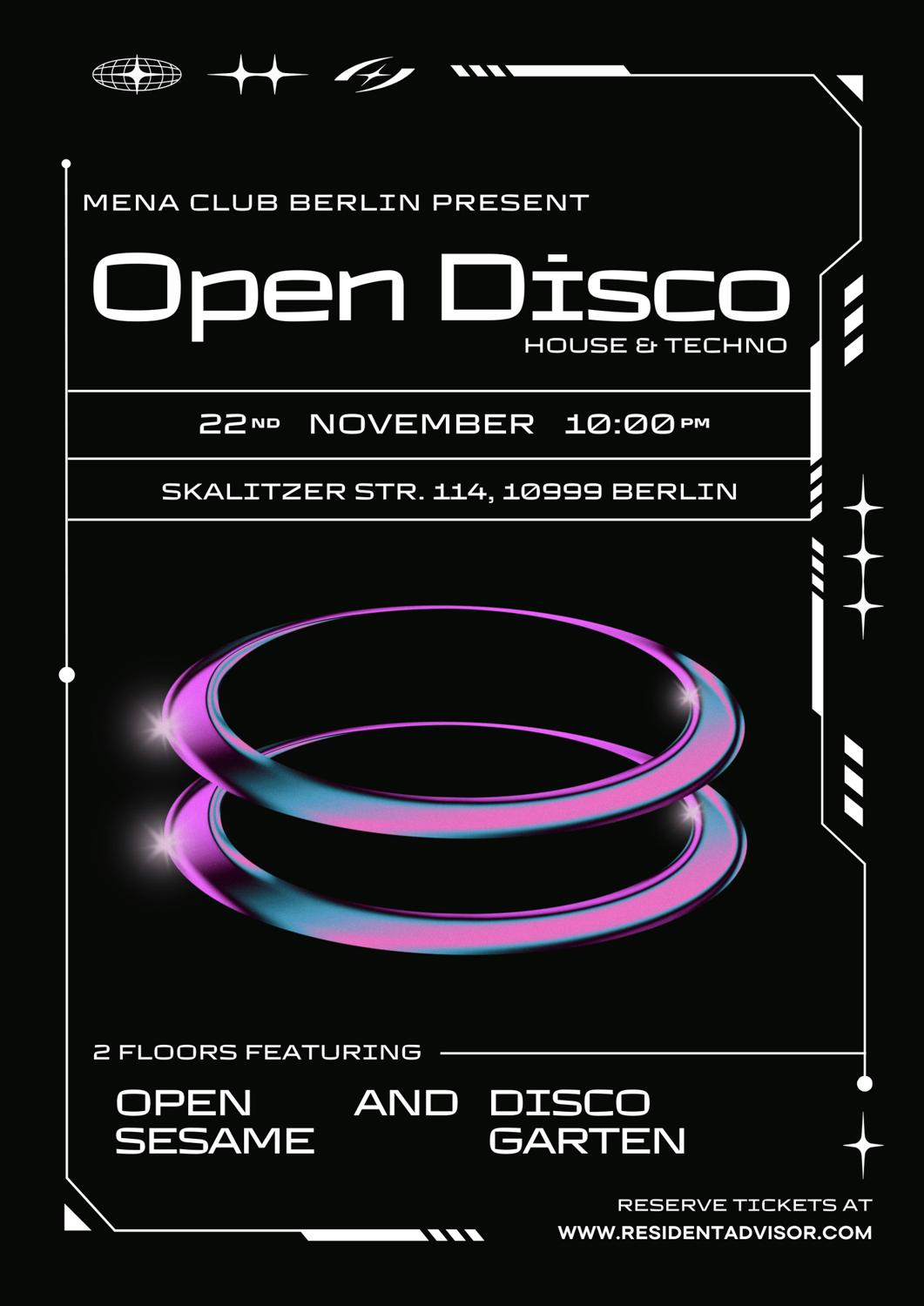 Open Disco X Mena Club