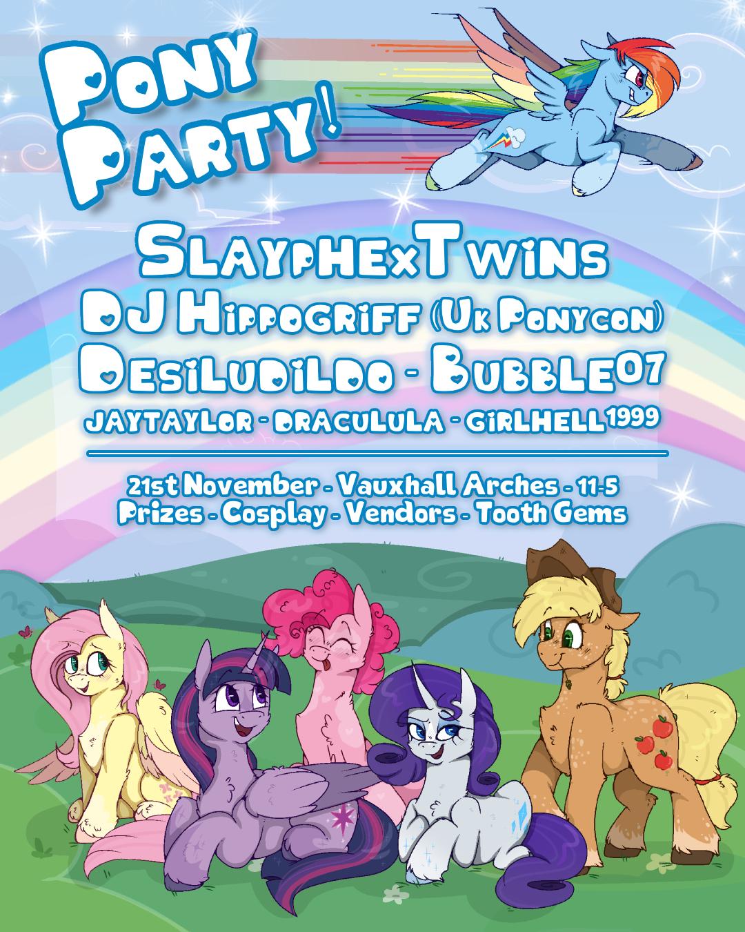 Pony Party! ✧˖° 1 Year Anniversary °˖✧ // Nightcore, Happy Hardcore, Donk, Brony