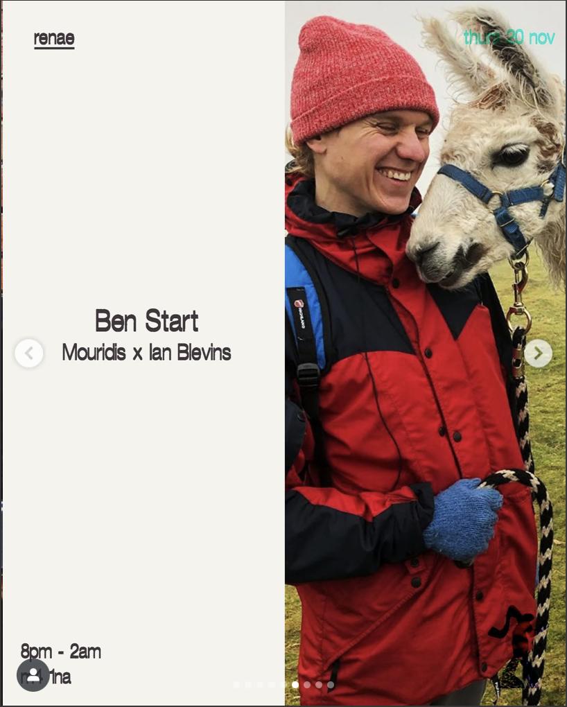 Renae:  Ben Start & Ian Blevins & Mouridis