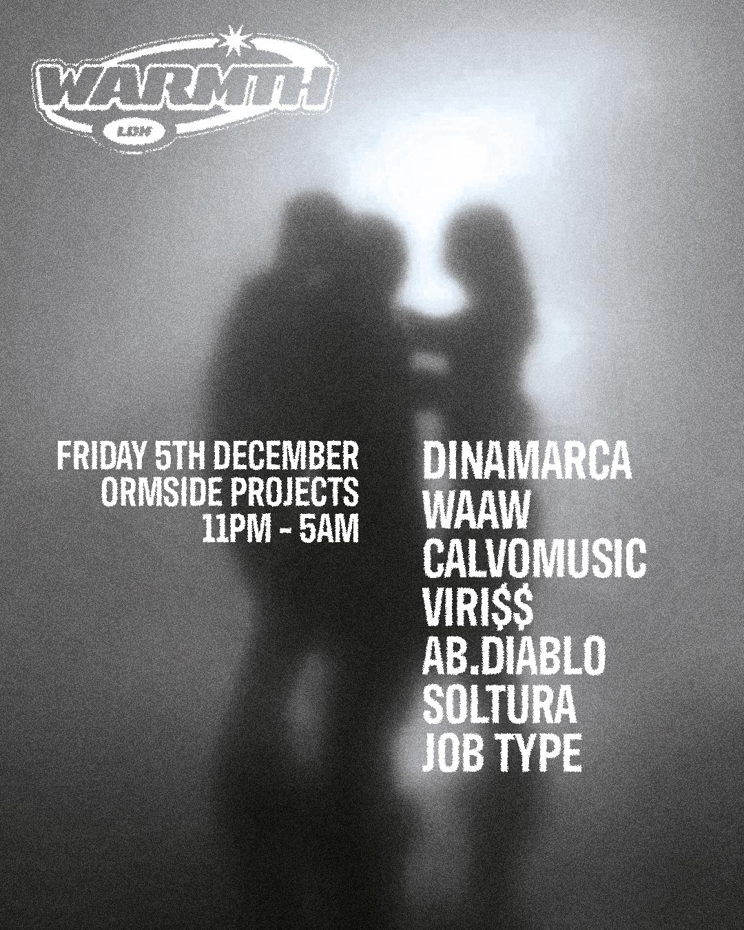Warmth Presents: Dinamarca, Calvomusic, Waaw, Soltura, Job Type + More