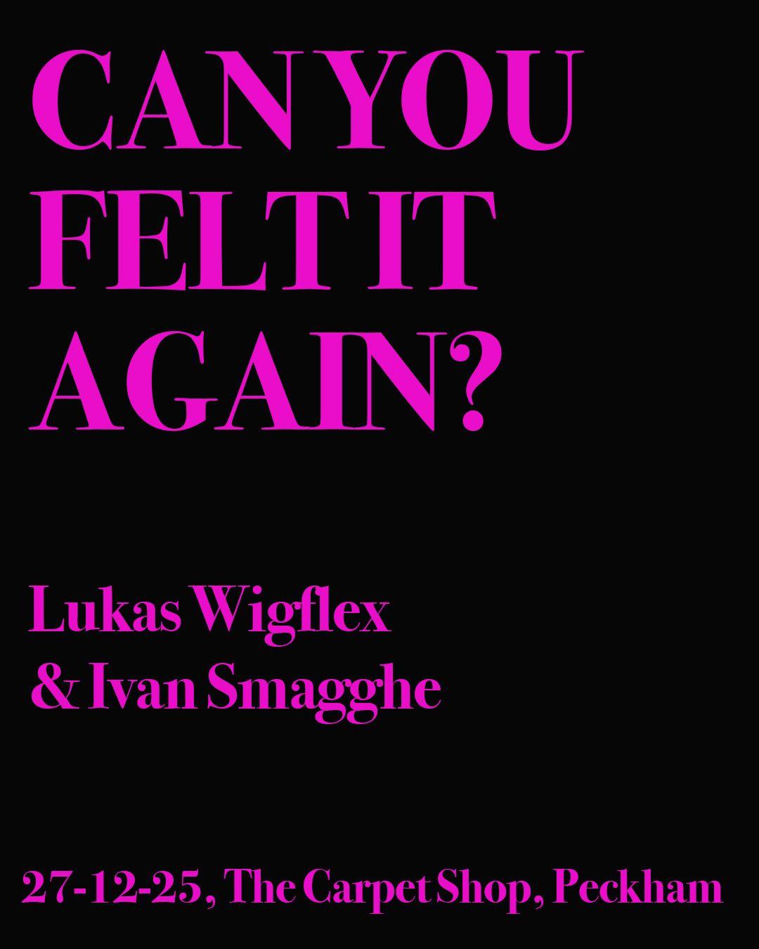 Can You Felt It Again