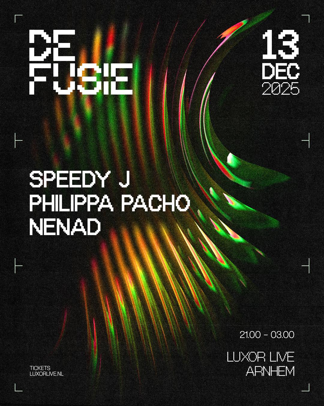 De Fusie Feat. Speedy J + Philippa Pacho