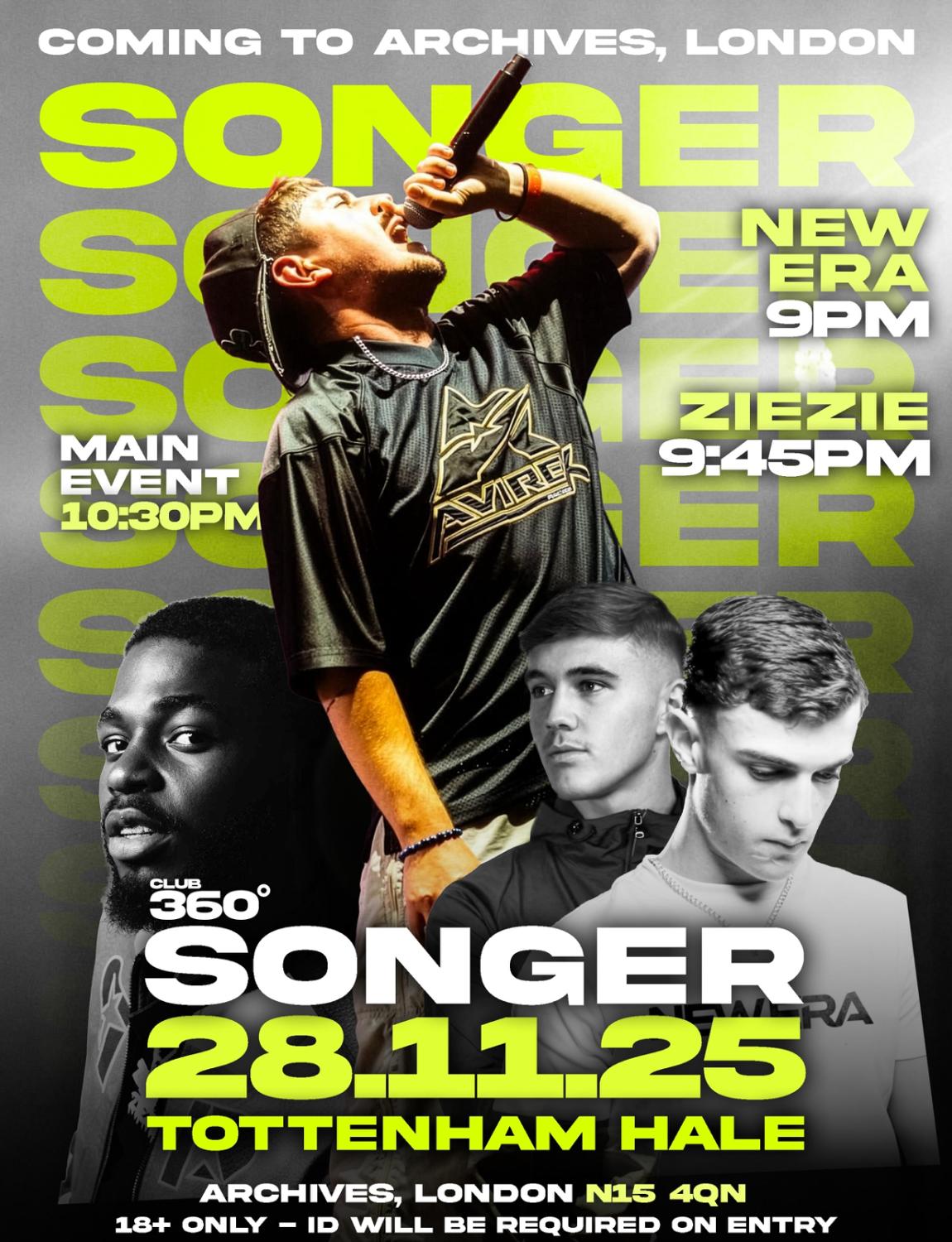 Club 360 Presents: Songer Performing Live