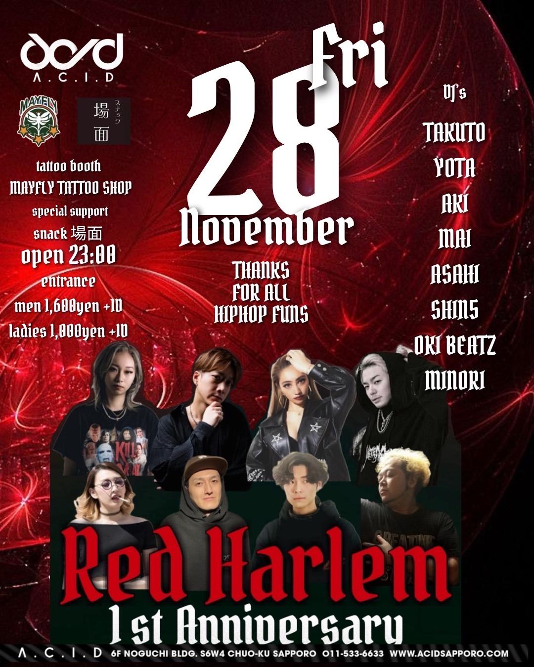 Red Harlem 1St Anniversary