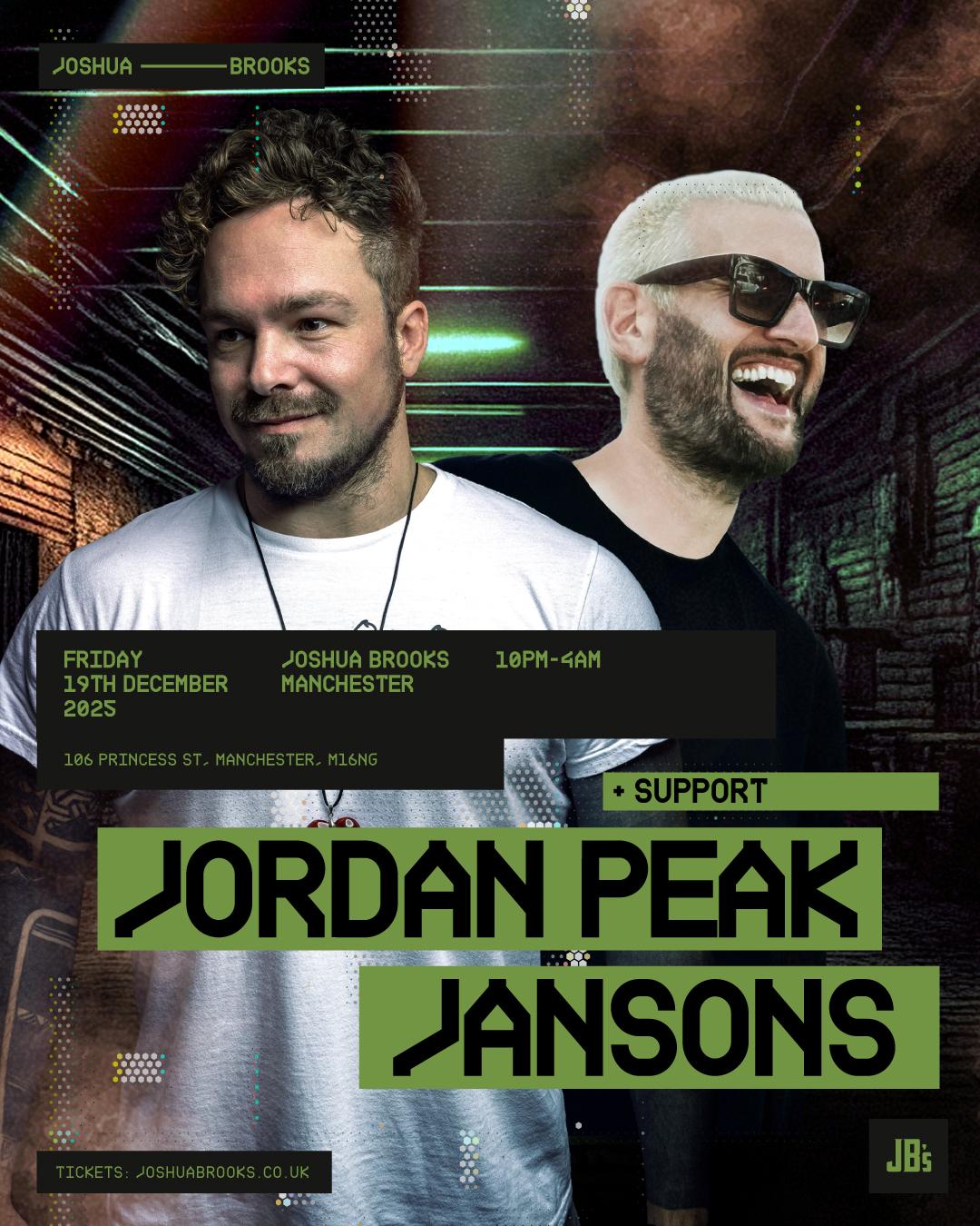 Jordan Peak & Jansons - Manchester