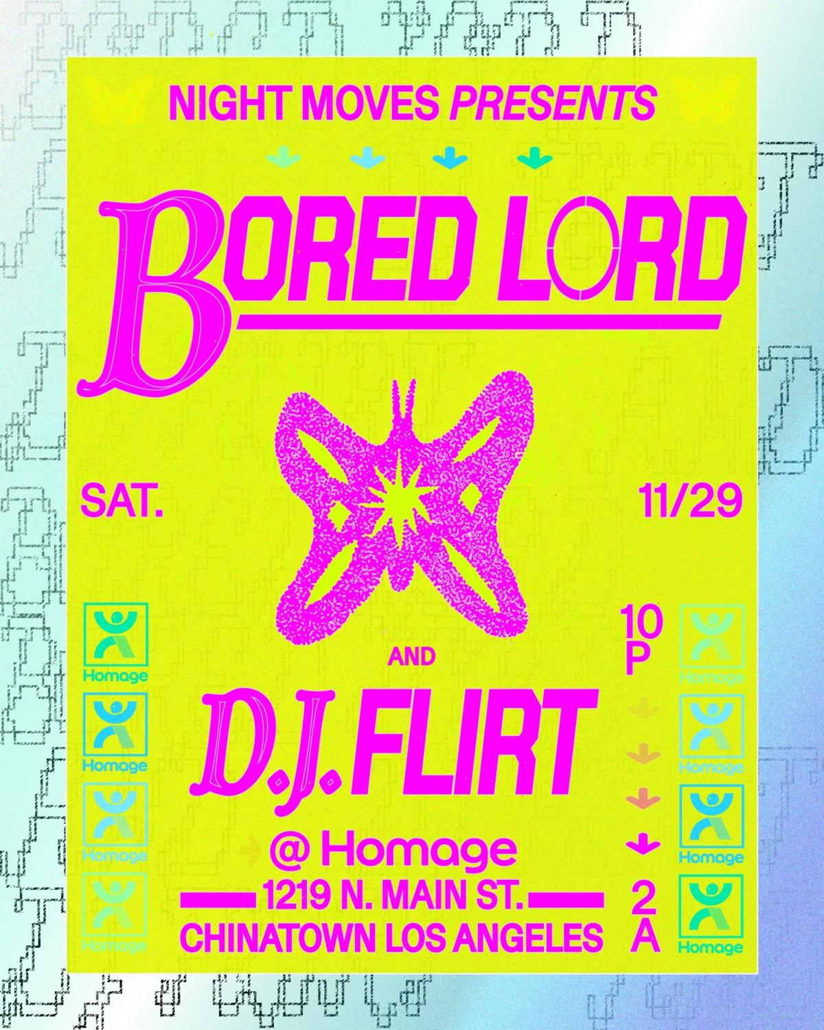 Night Moves With Bored Lord