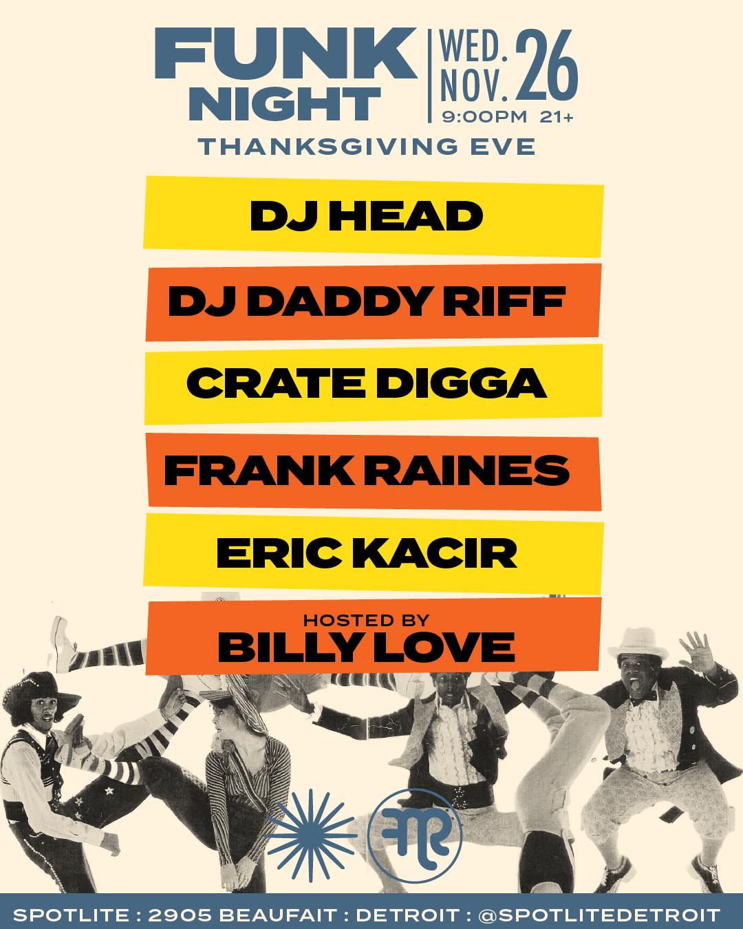 Funk Night - Thanksgiving Eve