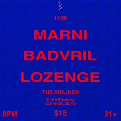 Marni, Badvril, Lozenge