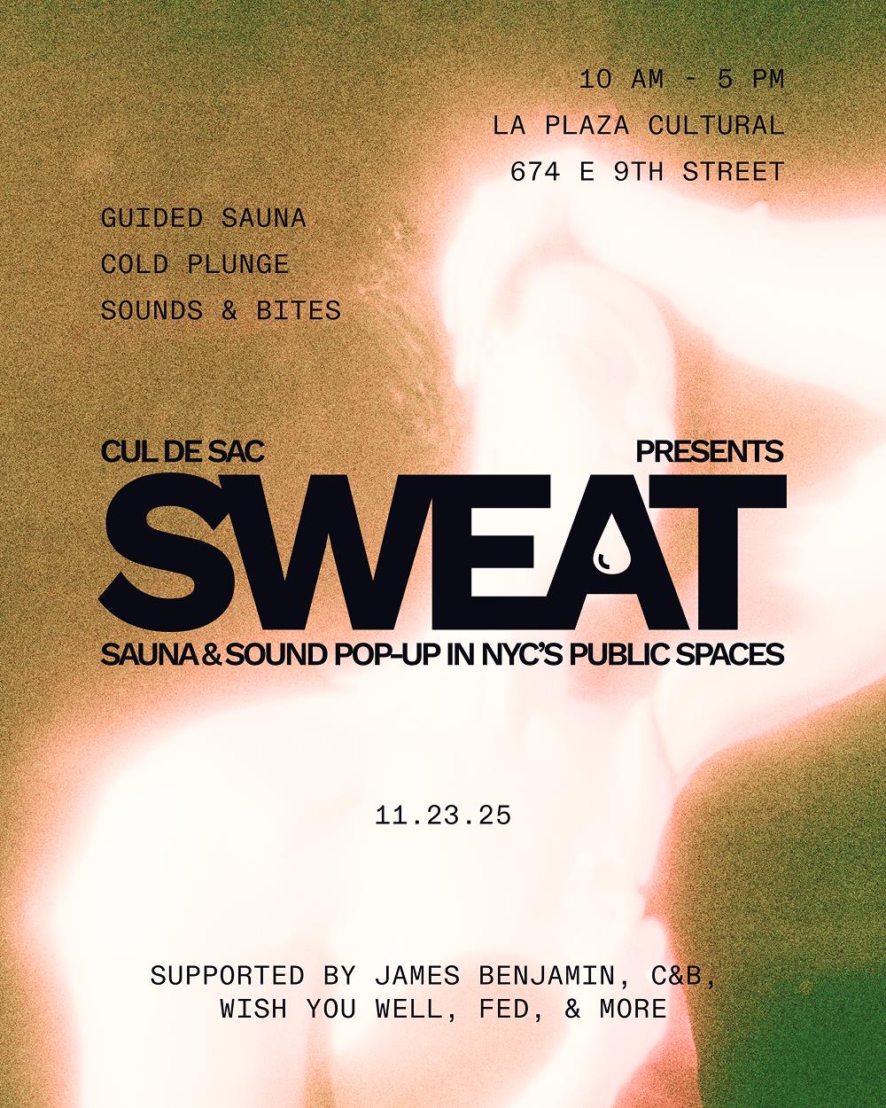 Sweat #02: A Sauna & Sound Pop Up