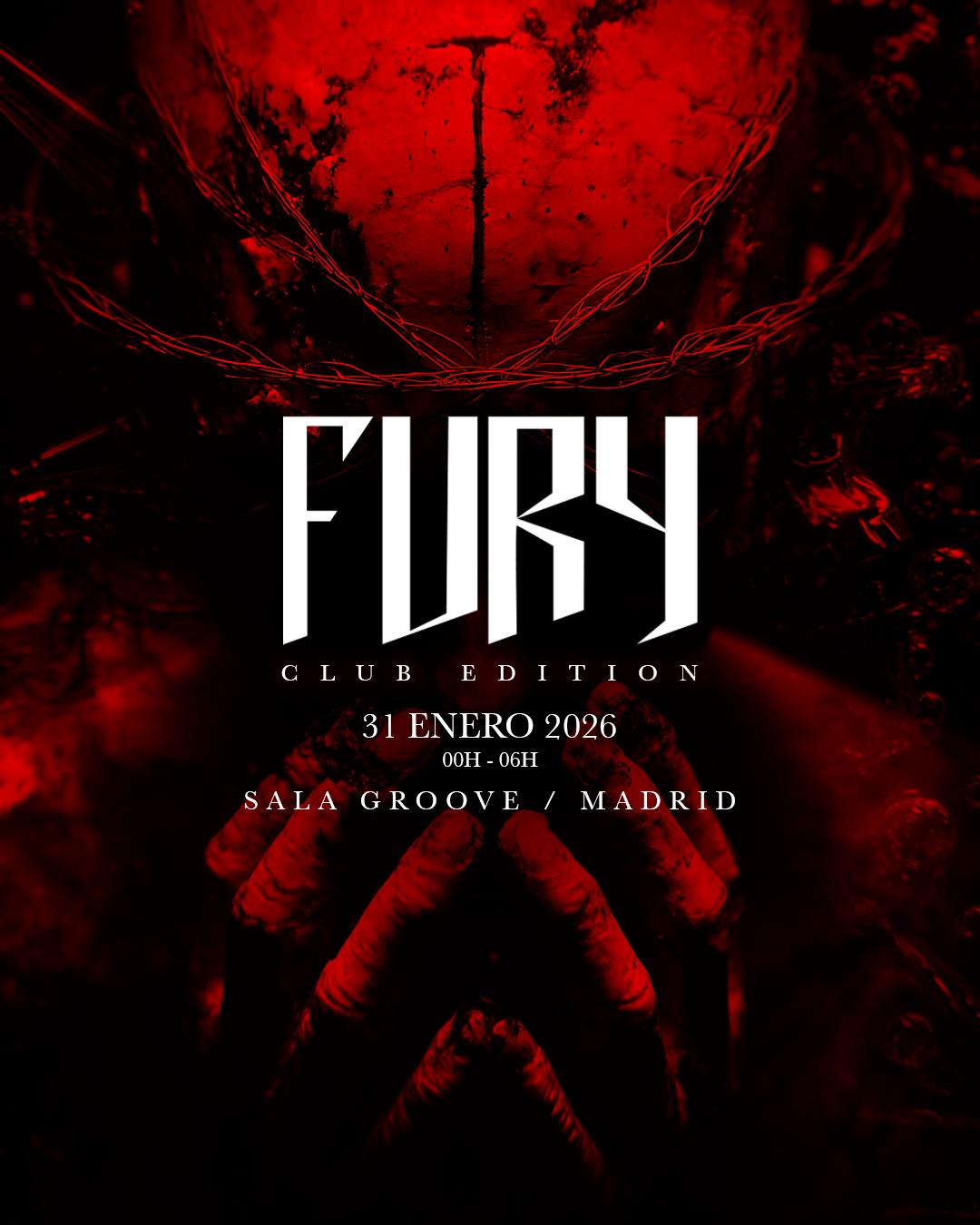 Fury Hard Techno - Madrid Club Edition (Sala Groove)
