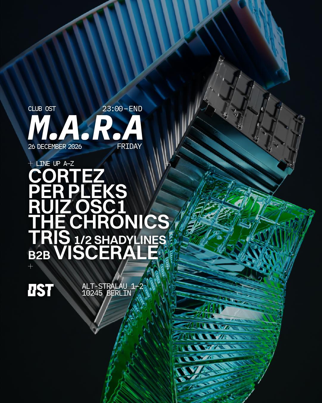 M.A.R.A Pres. Per Pleks, Ruizosc1, The Chronics, Tris B2B Viscerale, Cortez