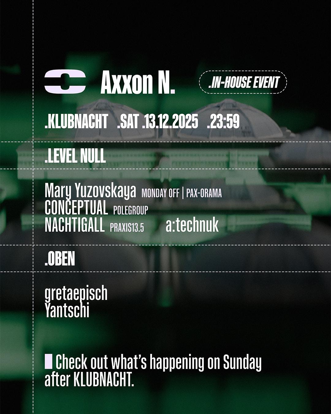 Klubnacht / In-House Event