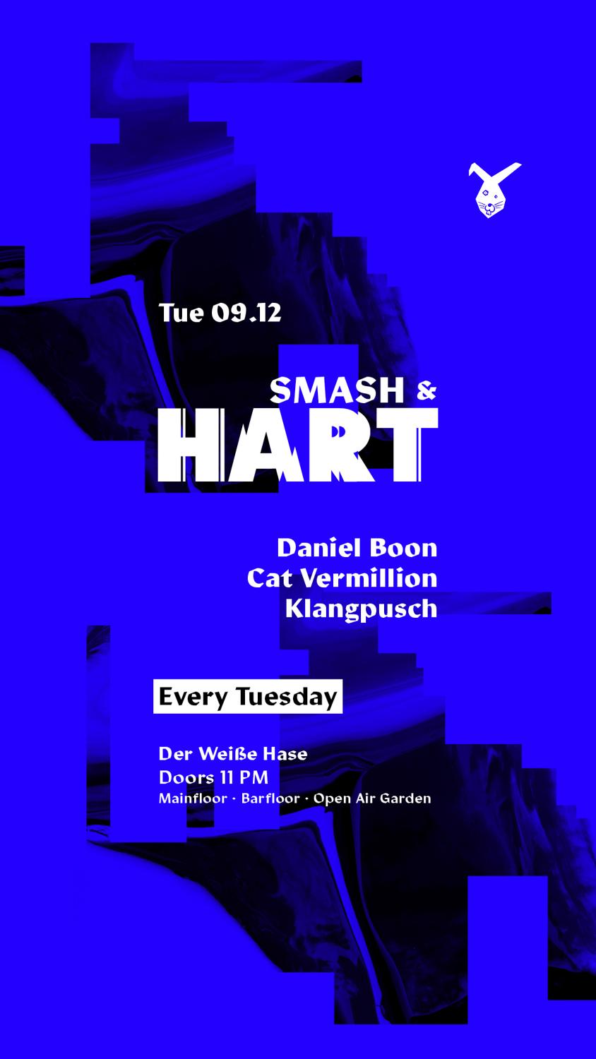 Smash & Hart ◢◤ Tuesday Rave [Free Entry Until Midnight*]