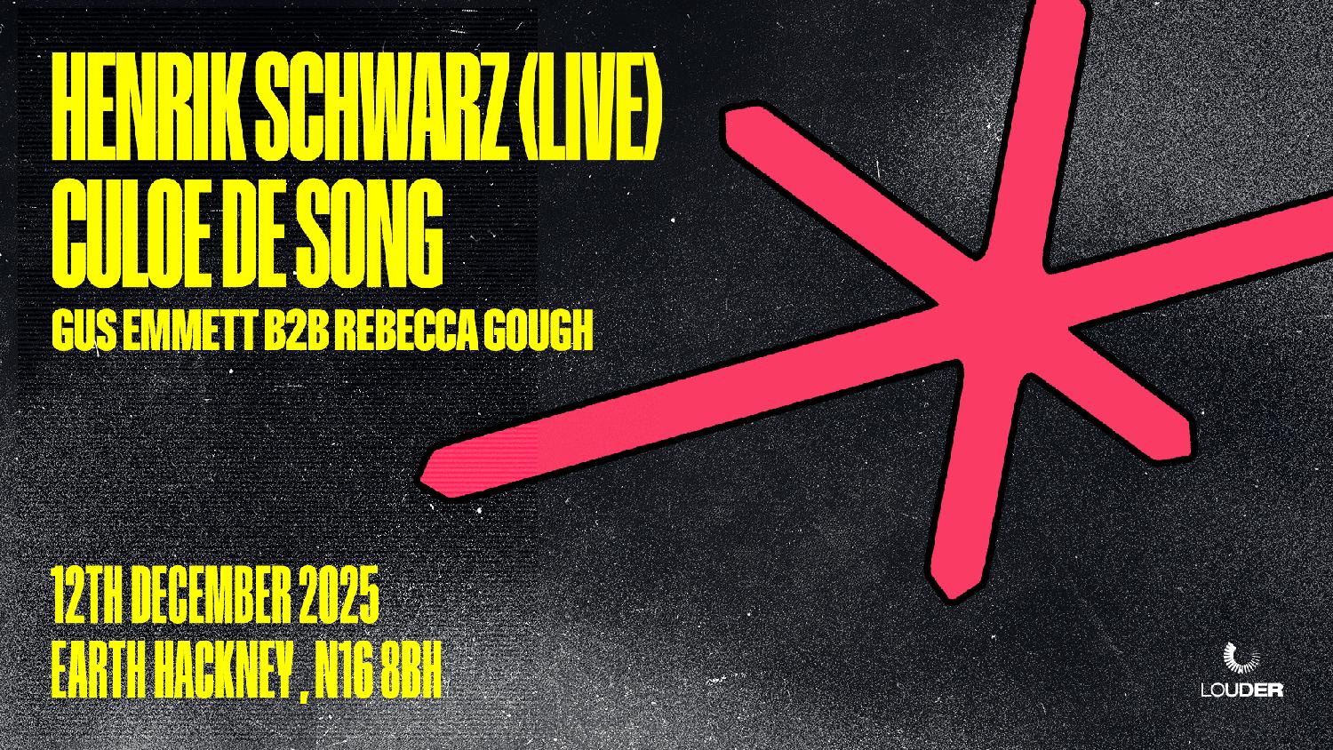 [Cancelled] Henrik Schwarz (Live) + Culoe De Song - Earth