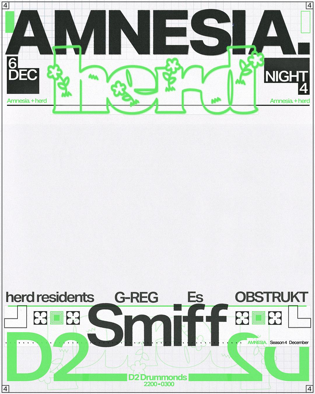 Amnesia X Herd Invites Smiff