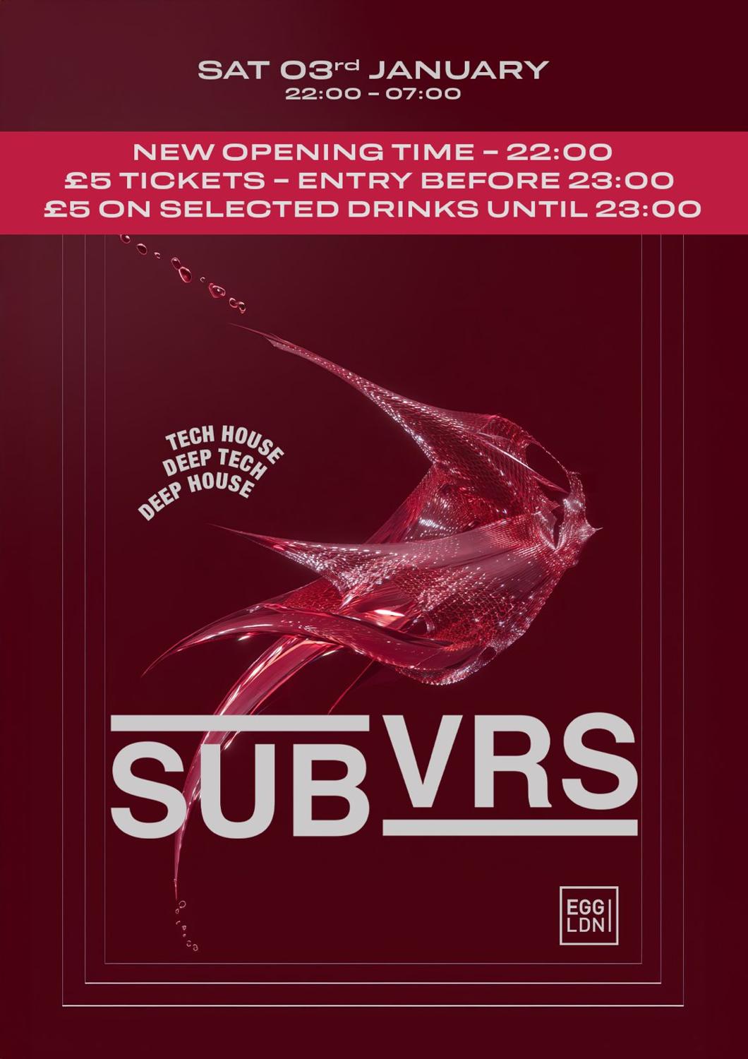 Egg Ldn Pres: Subvrs - Payback Special
