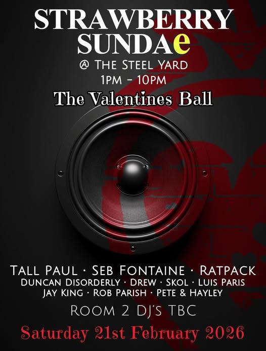 Strawberry Sundae Valentines Ball