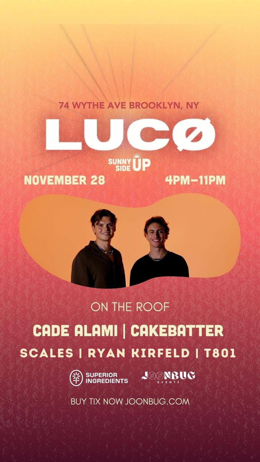 Sunny Side Up Presents: Luco On The Roof