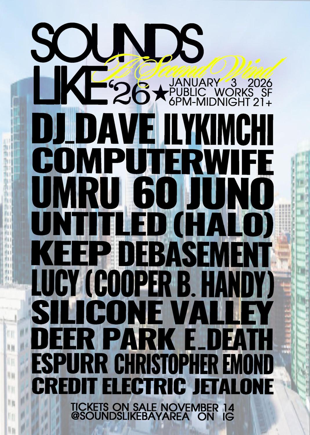 Sounds Like A Second Wind '26