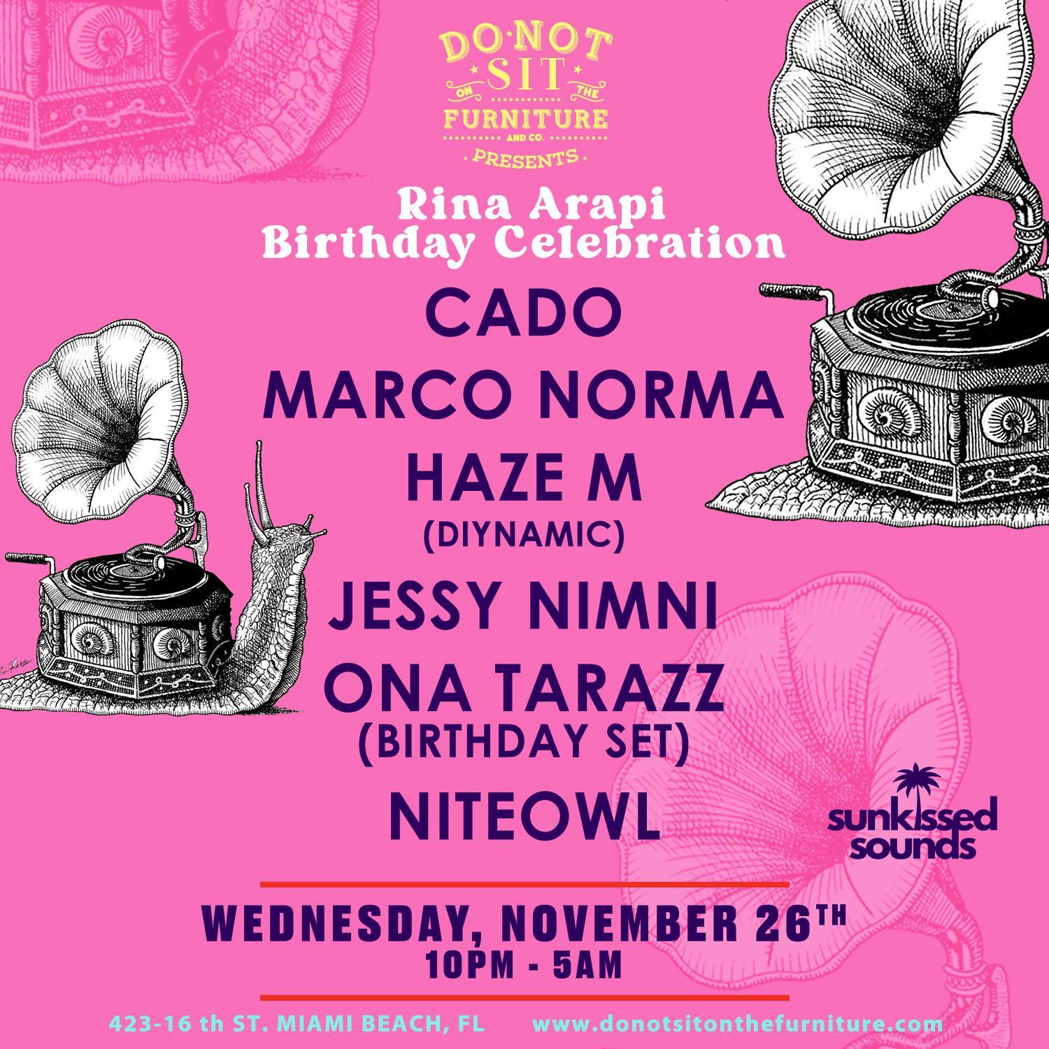 Rina Arapi Birthday Celebration