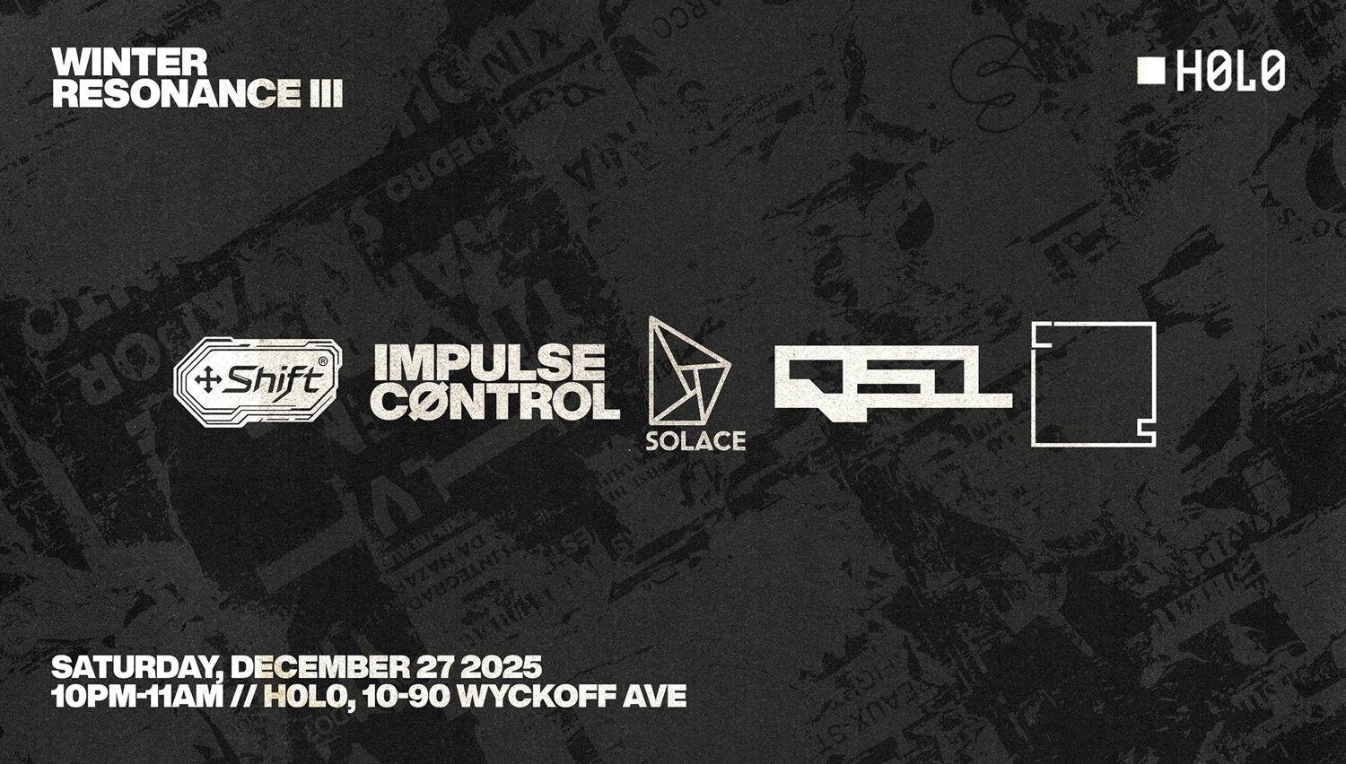 Winter Resonance Iii: Lewis Fautzi, Temudo, Elle Dee & More