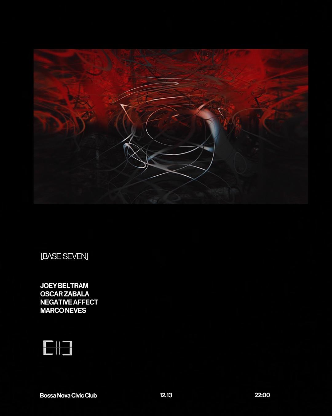 Base Seven: Joey Beltram / Marco Neves / Oscar Zabala / Negative Affect