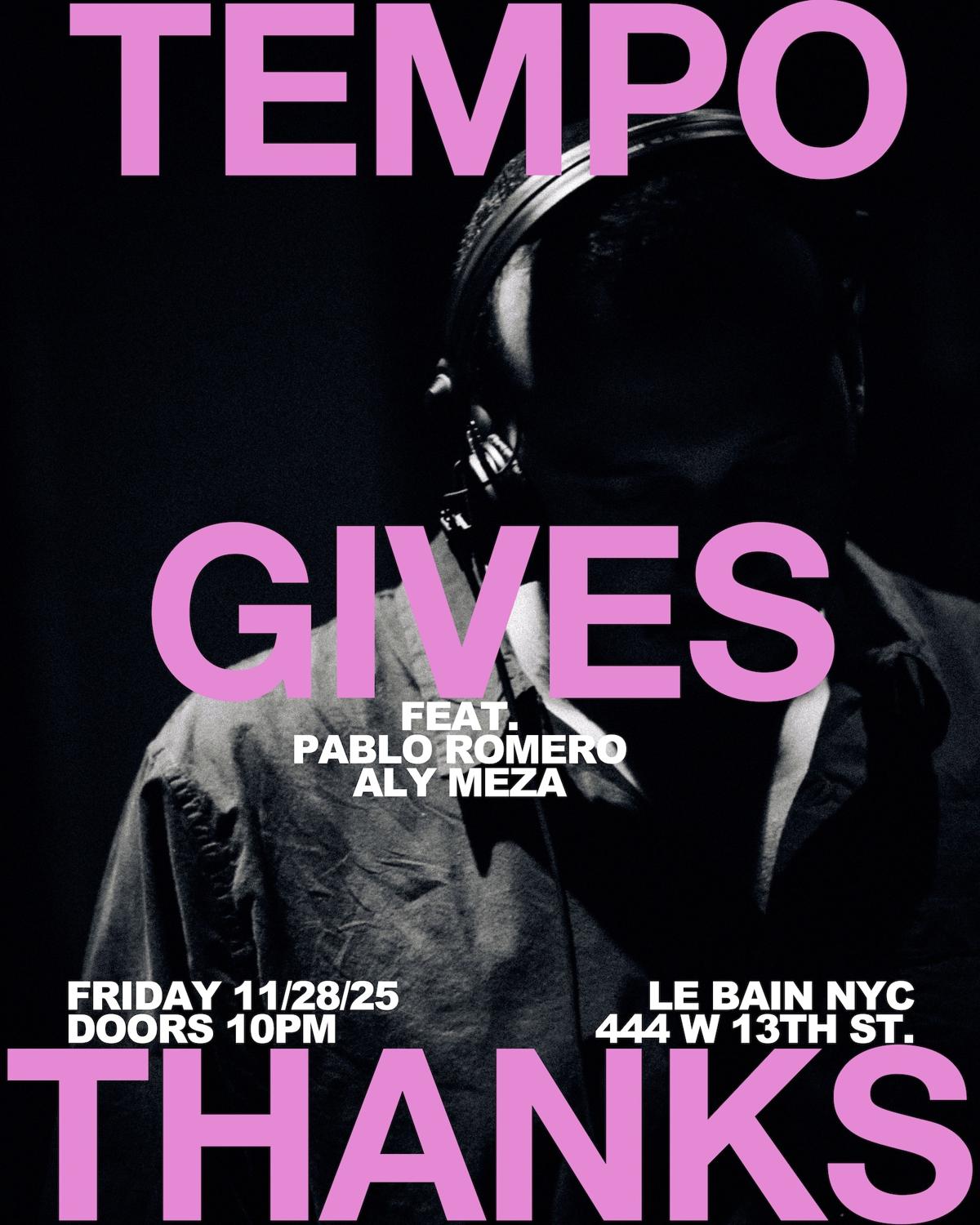 Tempo Gives Thanks Feat. Pablo Romero & Aly Meza