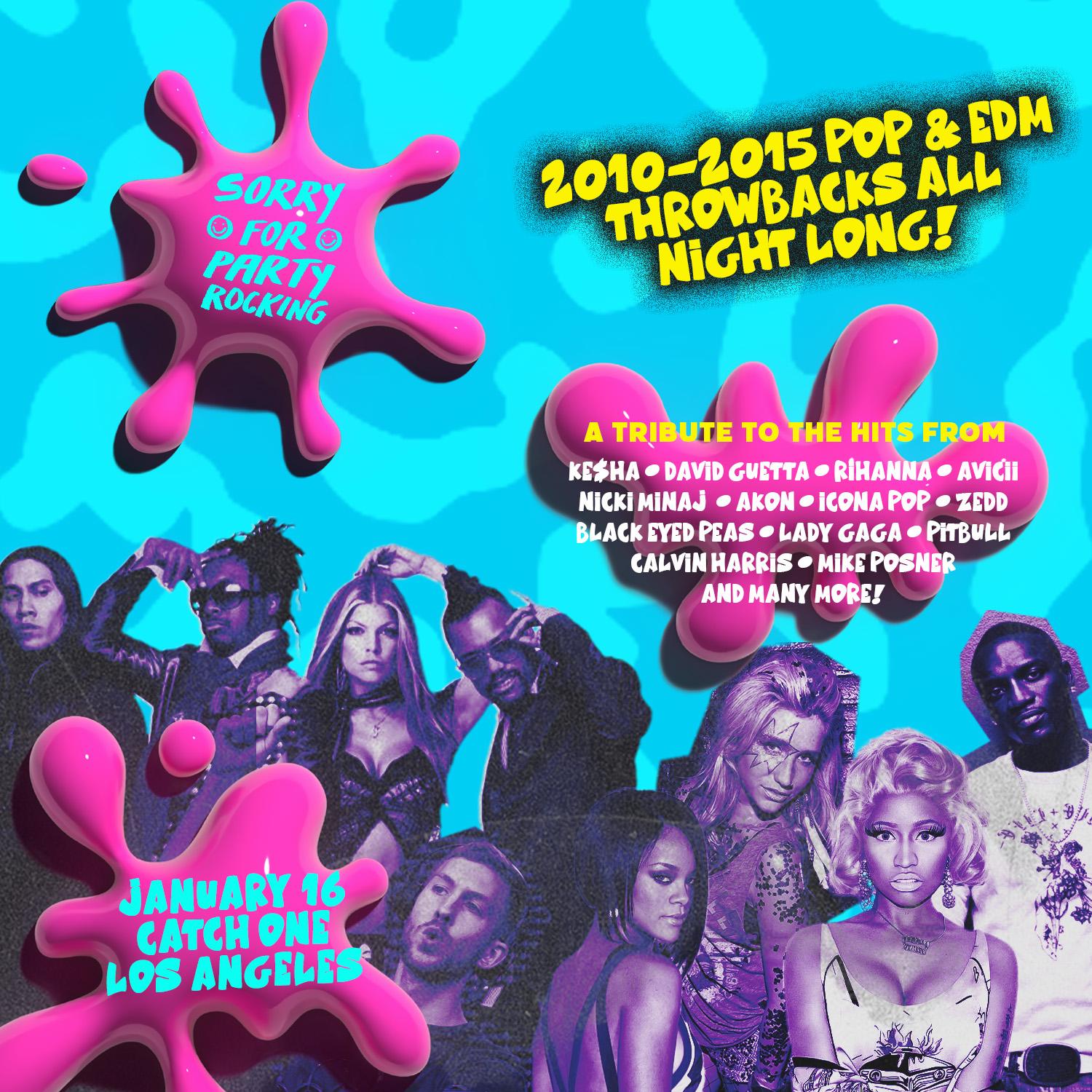 Sorry For Party Rocking (2010-2015 Pop & Edm All Night Long!)