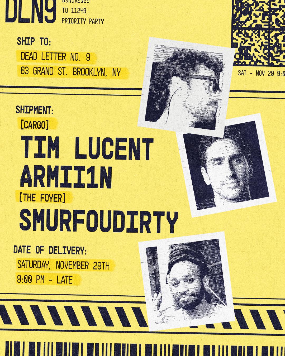 Armii1N, Tim Lucent, Smurfoudirty - Dead Letter No.9