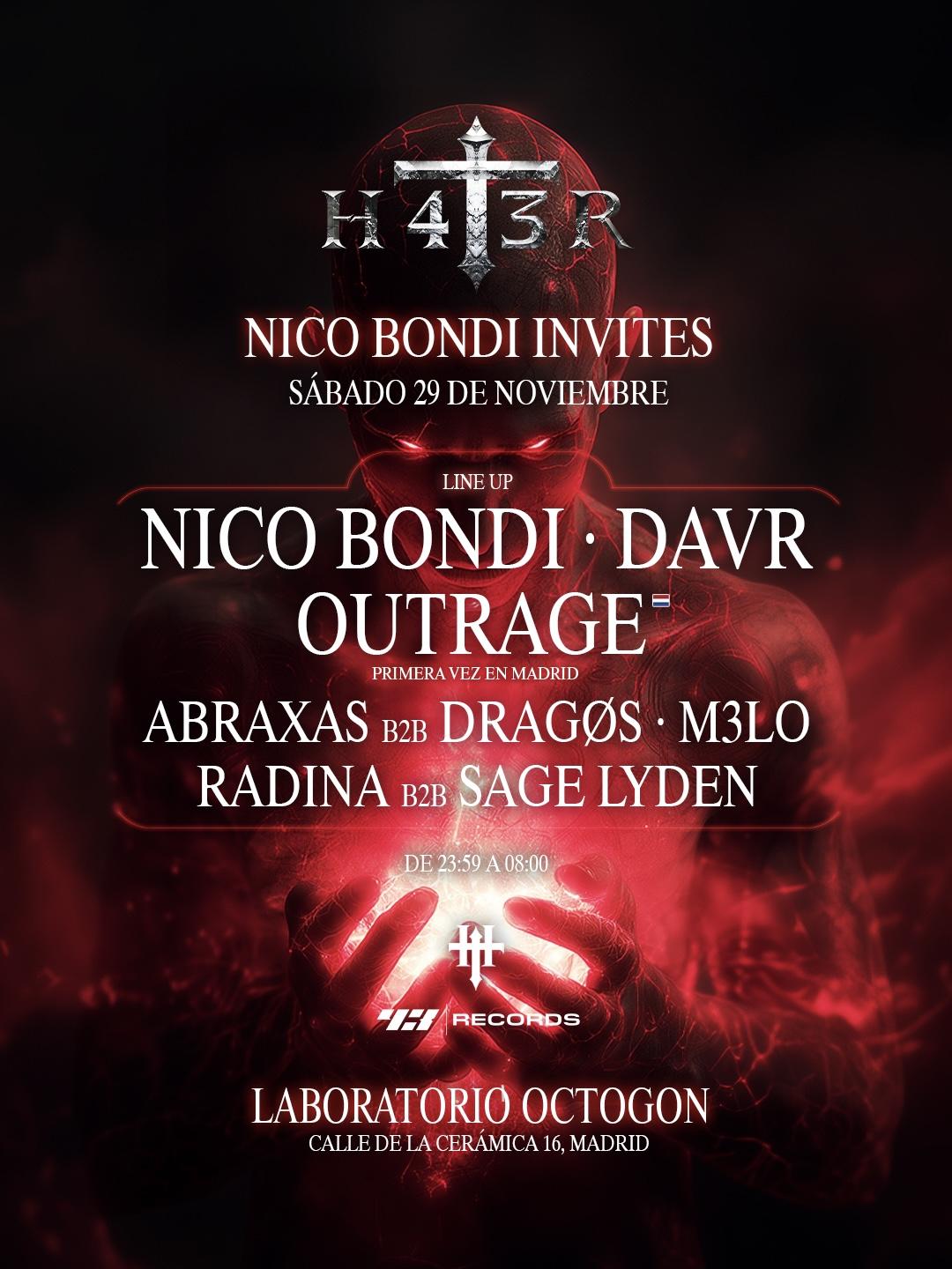 [Last 180] H4T3R 035 Nico Bondi Invites 'Industrial Destruction'