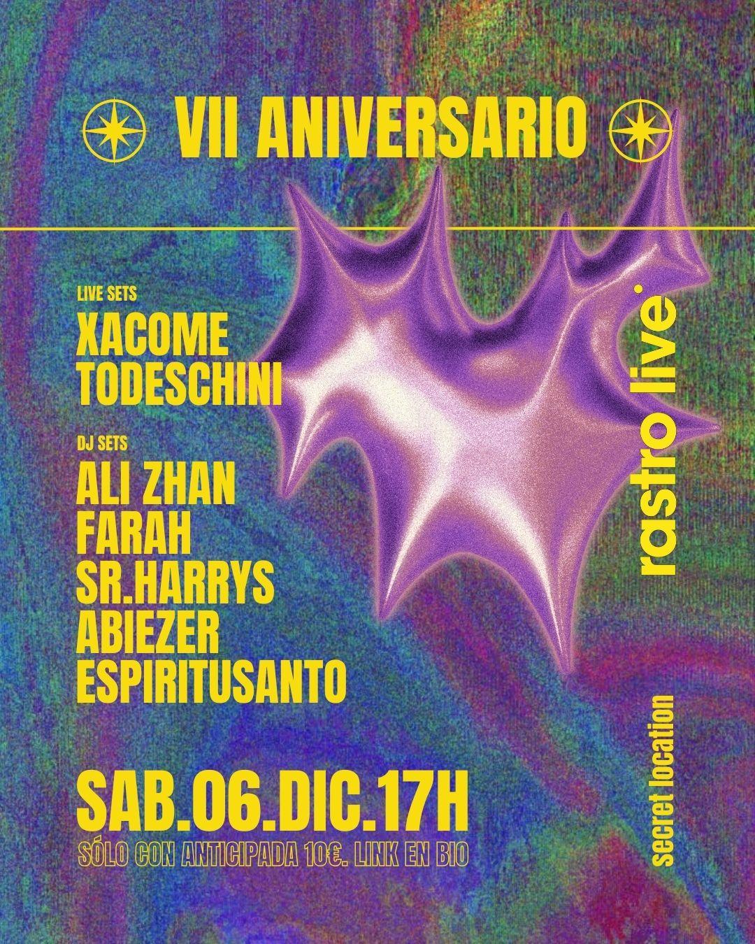 Vii Anniversary - Rastro Live