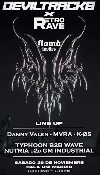 Deviltracks X Retrorave(Flama Invites)-Free With Ra (Until 2:00)