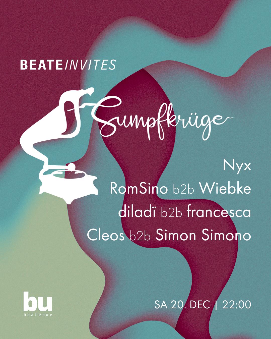 Beate Invites /// Sumpfkrüge