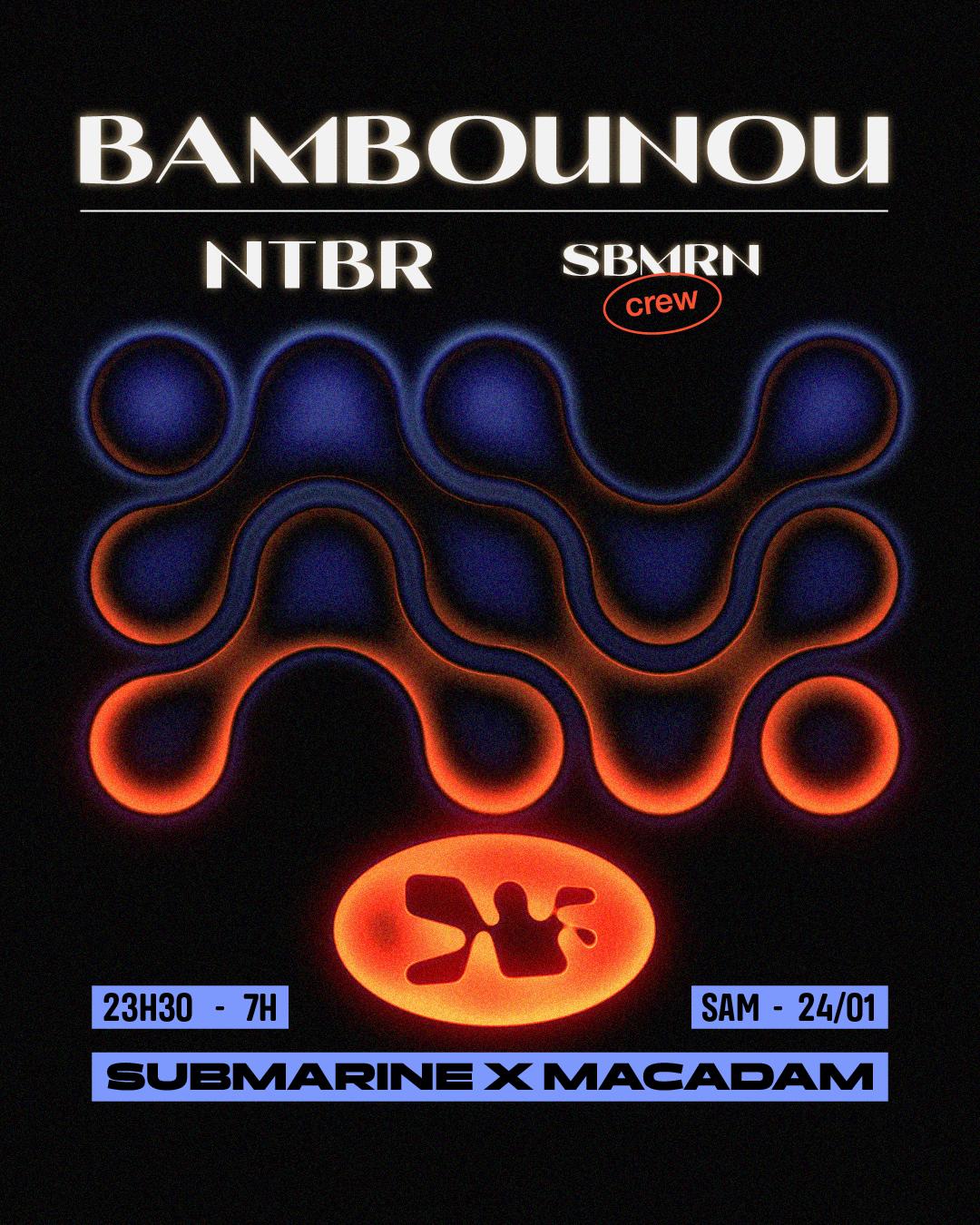 Submarine X Macadam With Bambounou, Ntbr, Sbmrn Crew