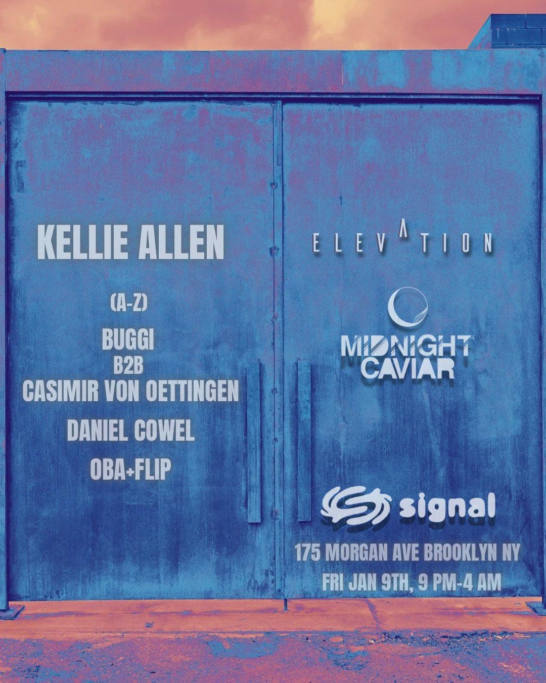 Elevation X Midnight Caviar Present Kellie Allen