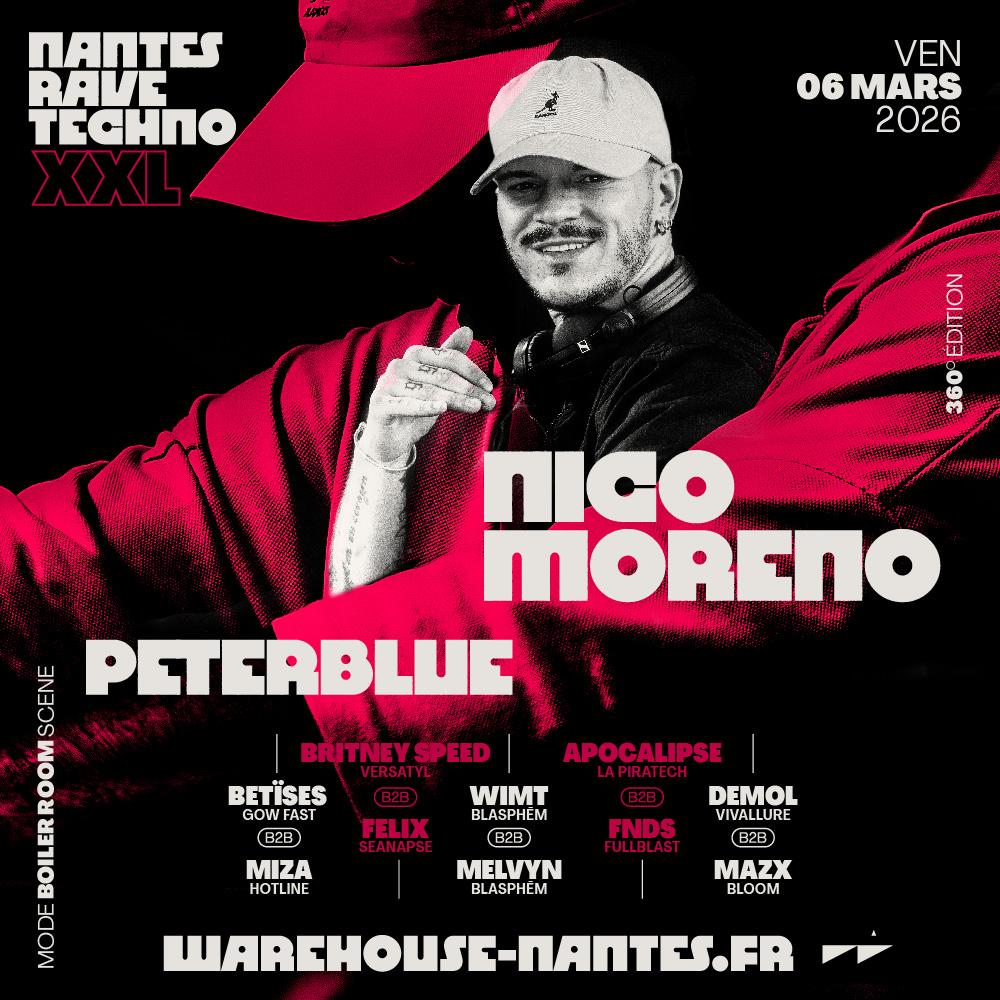 Nantes Rave Techno Xxl With Nico Moreno, Peterblue