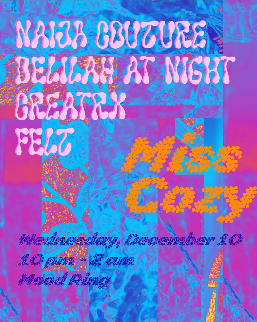 Miss Cozy: Naija Couture, Delilah At Night, Creatrx