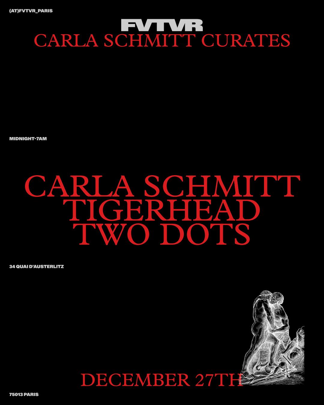 Carla Schmitt Curates: Carla Schmitt, Tigerhead, Two Dots