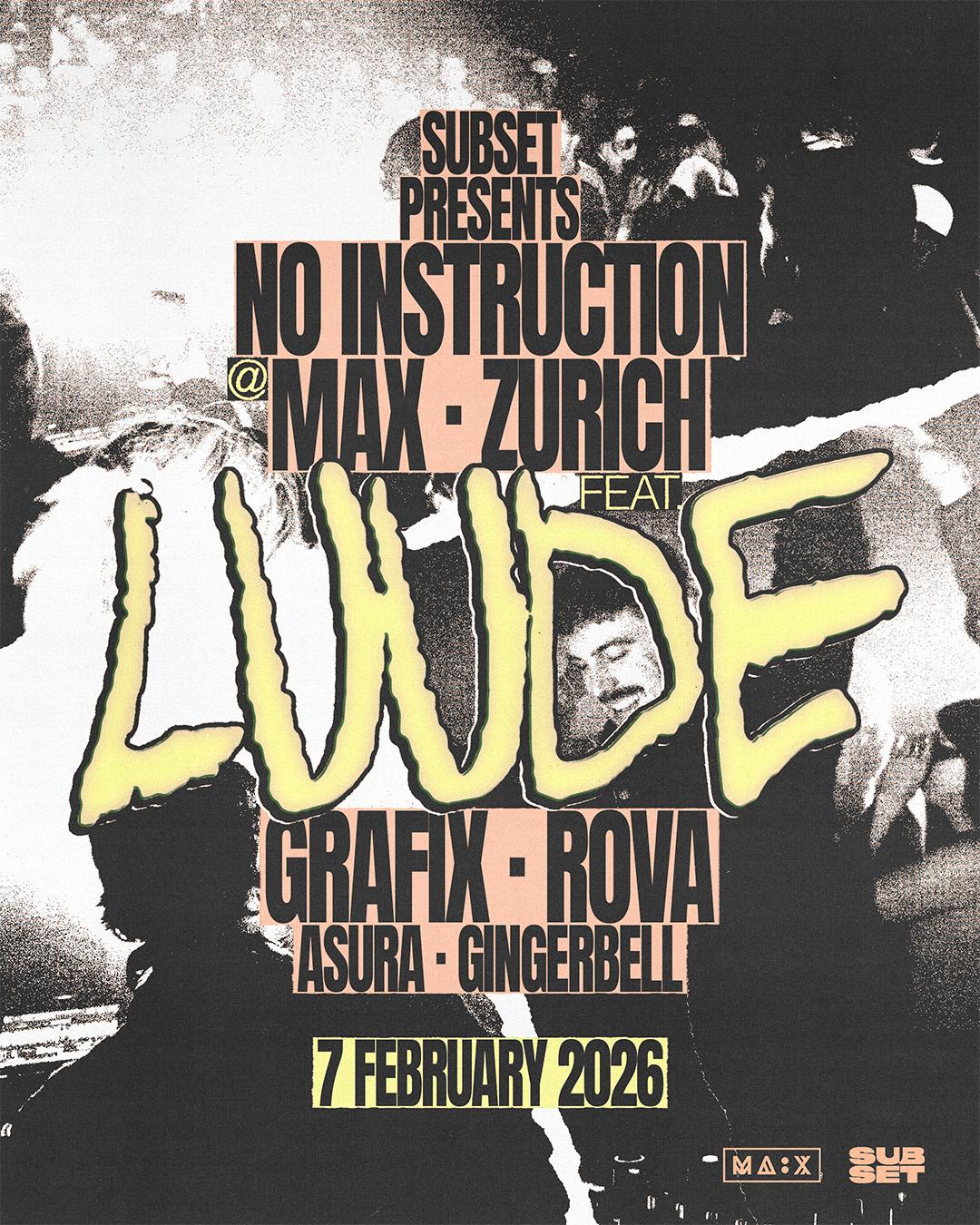 Subset Pres. No Instruction With Luude // Zurich