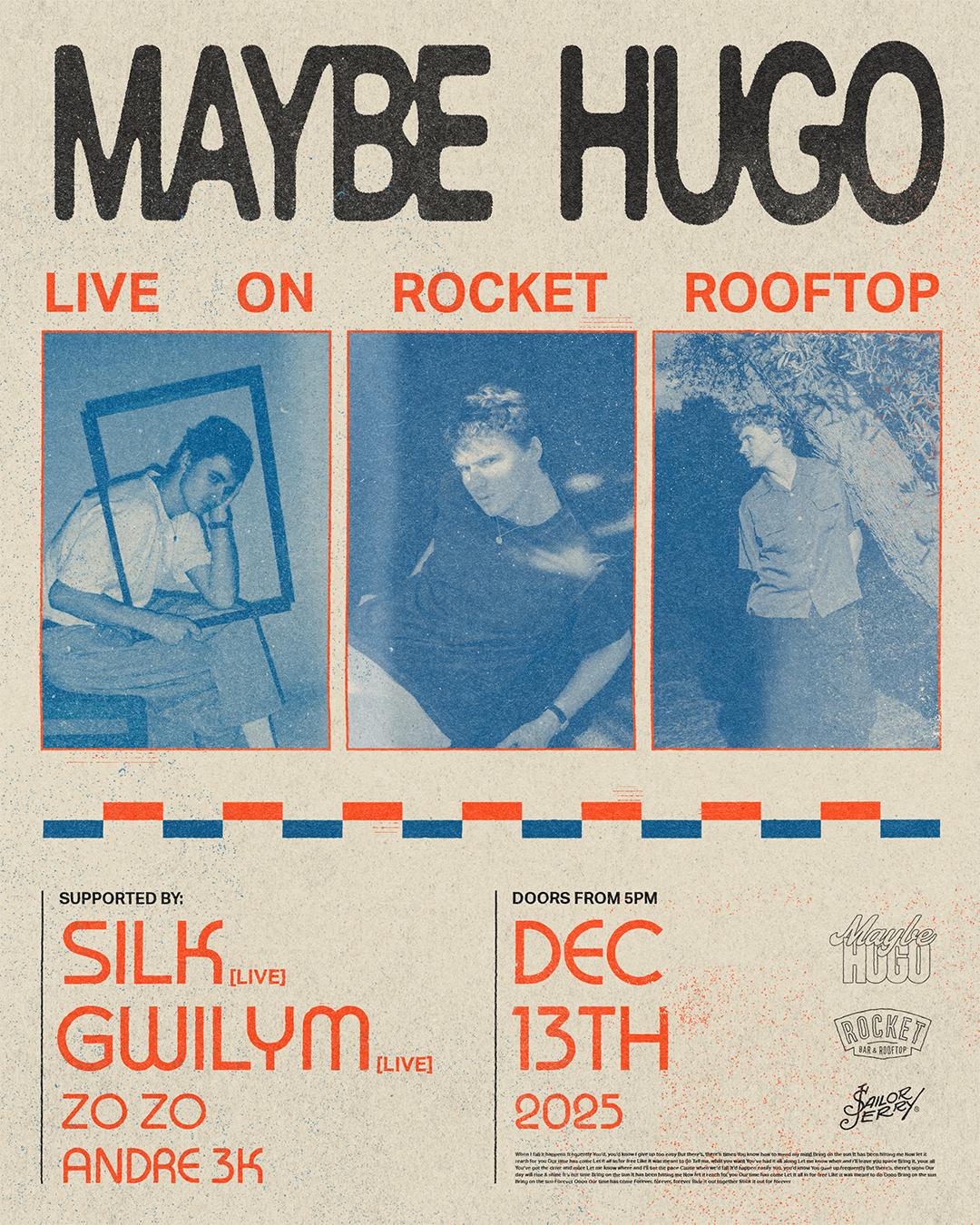 Maybe Hugo Live On Rocket Rooftop - Dec 13Th