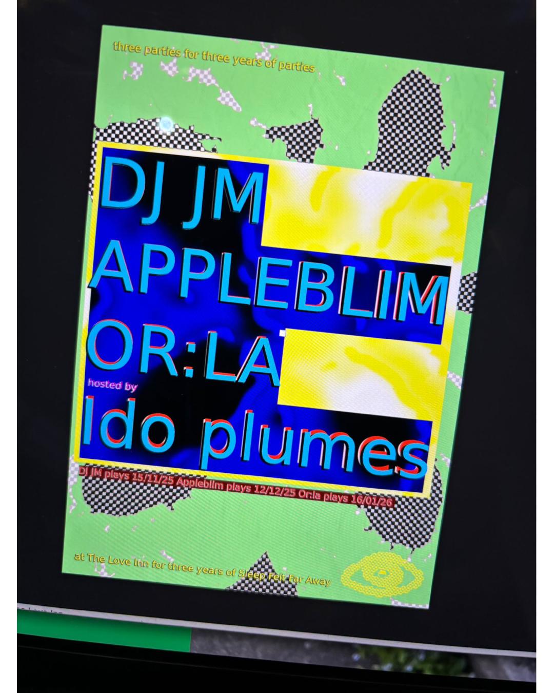 Sleep Felt Far Away With Or:La + Ido Plumes