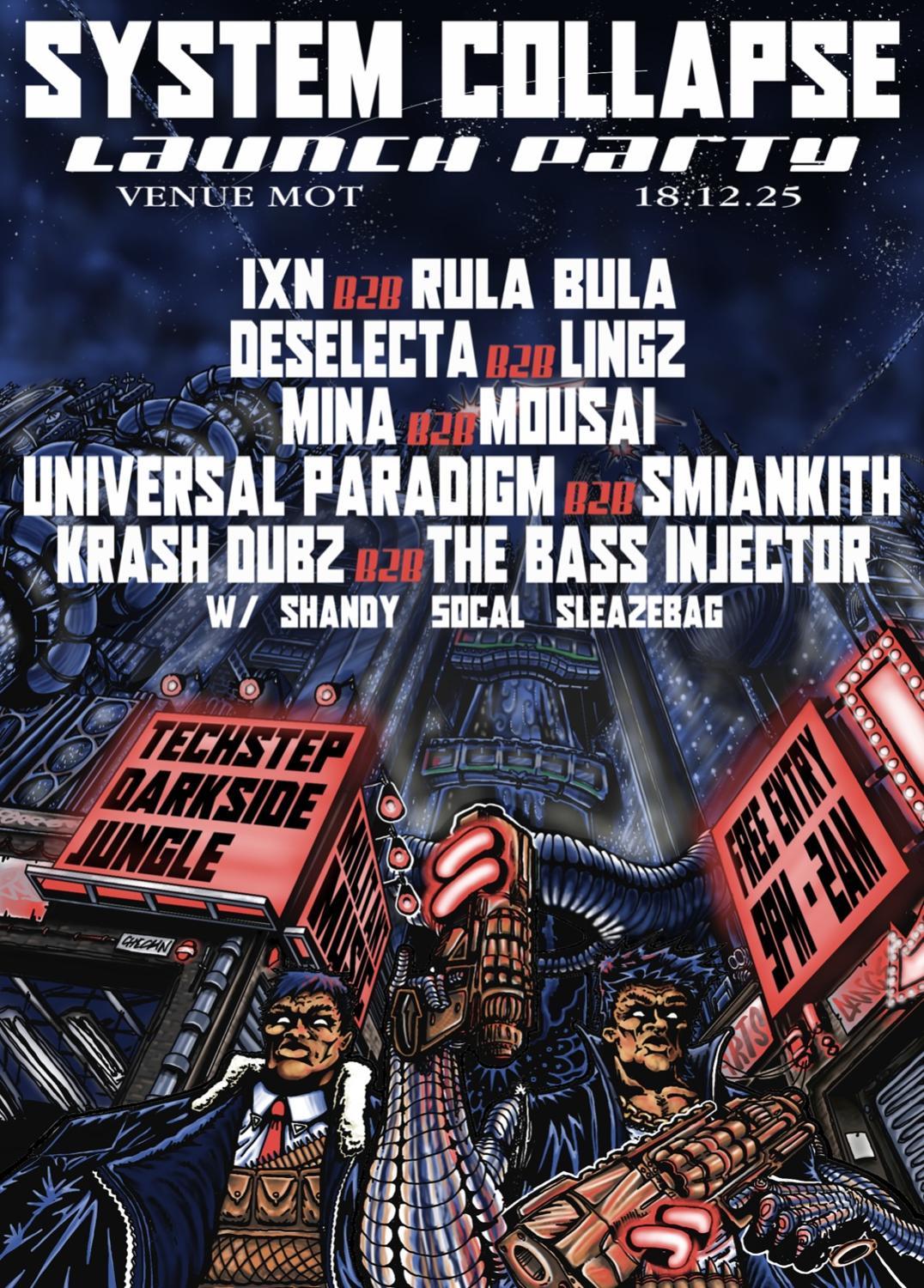 System Collapse Album Launch Free Party