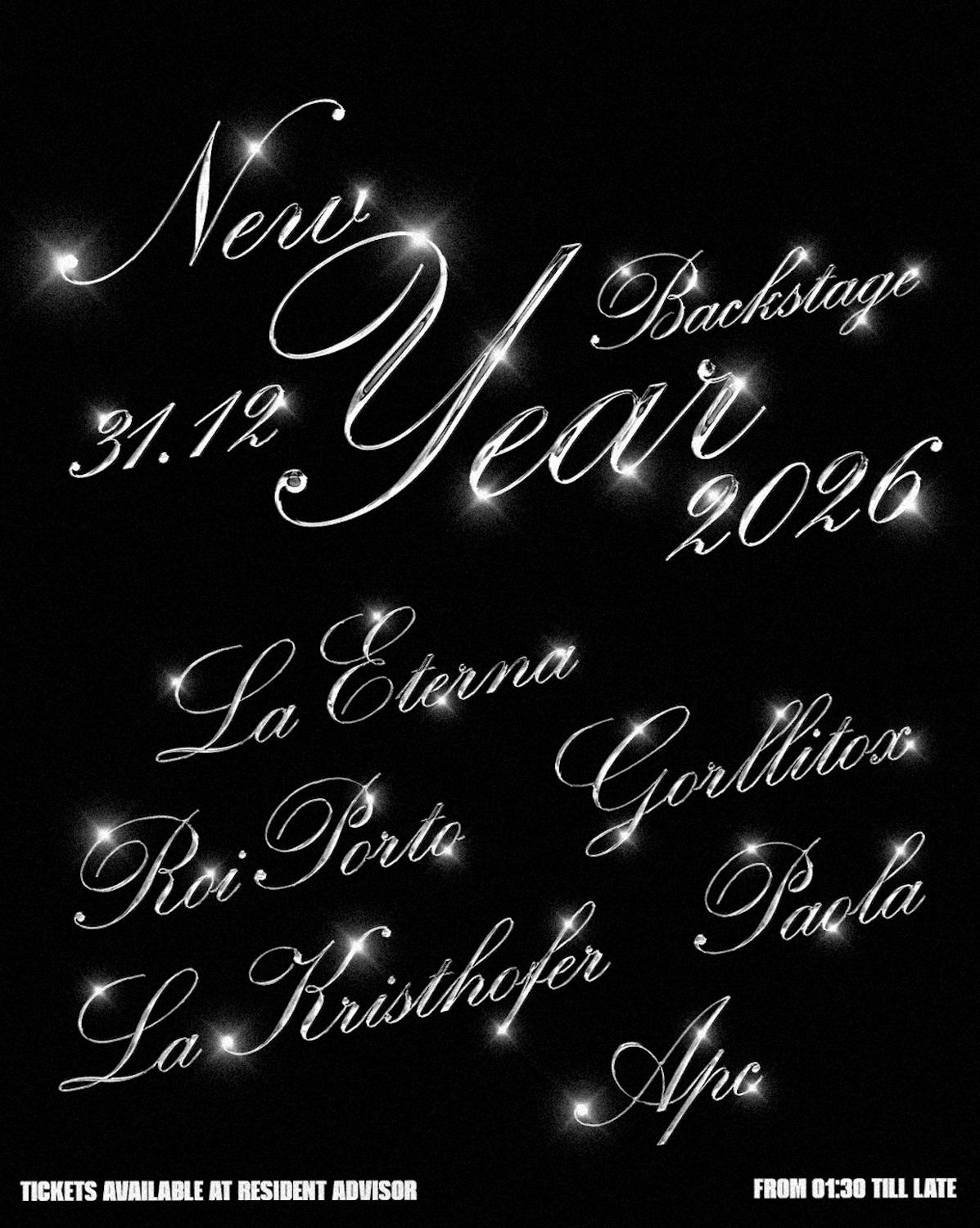 New Year´S Eve 2026 Backstage Club