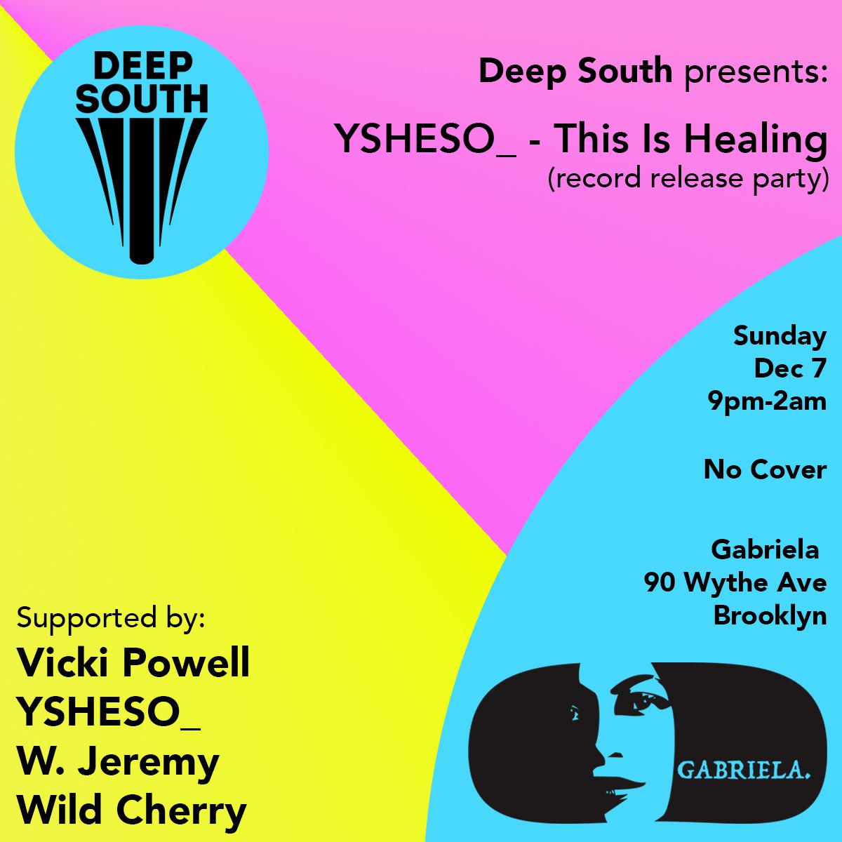 Deep South Recordings Record Release Party For Ysheso_