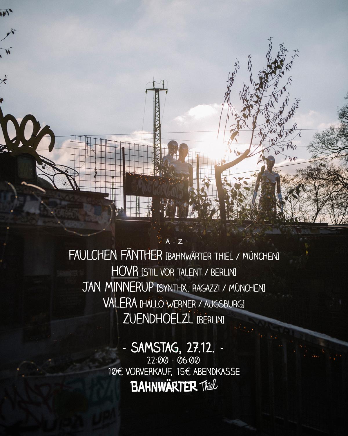 Samstag Mit Hovr | Bahnwärter Thiel