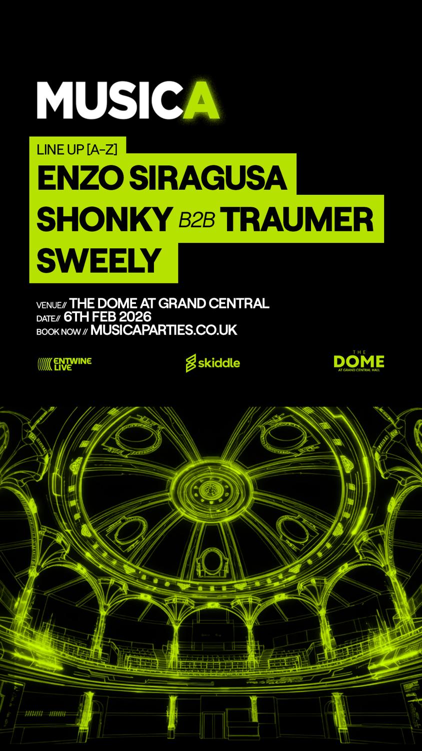 Musica Presents Enzo Siragusa, Shonky B2B Traumer, Sweely