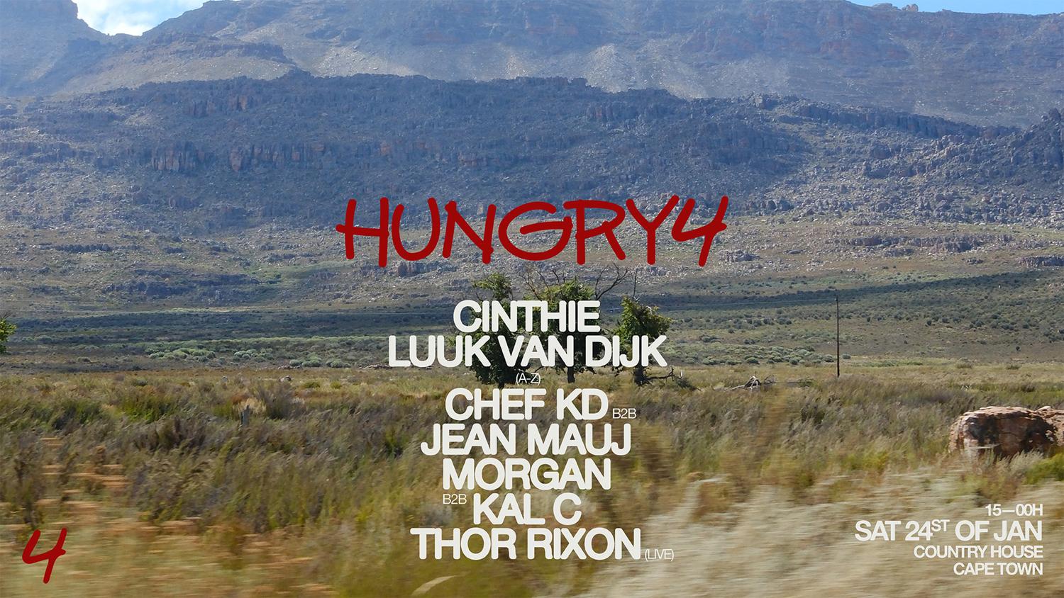 Hungry4 Cape Town Ps. Cinthie, Luuk Van Dijk - Country House