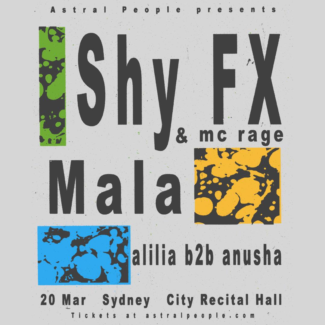 Shy Fx + Mala - Sydney - City Recital Hall